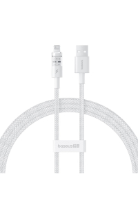 Obrázok pre Baseus Gem Rychlonabíjecí kabel USB na IP 2,4A 1 m Bílá