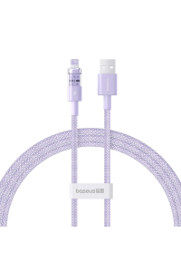Obrázok pre Baseus Gem Rychlonabíjecí kabel USB na IP 2,4A 1 m Fialová