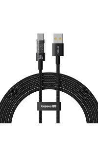 Obrázok pre Baseus Gem Rychlonabíjecí kabel USB A na USB C 2 m 100 W Černá