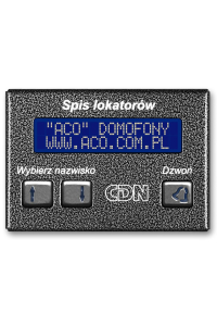 Obrázok pre ACO CDN-230E GR Electronic Tenant Inventory graphite