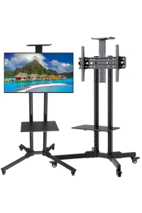 Obrázok pre DNA TV STAND black steel floor stand
