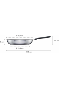 Obrázok pre FS. 26cm FRYING PAN WITH FUNCTIONAL FORM CERAMIC COATING