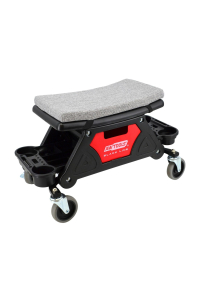 Obrázok pre Workshop seat with storage and shelves BLACK LINE