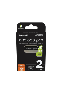 Dobíjecí baterie PANASONIC ENELOOP PRO AAA 930 mAh 2 szt (BK-4HCDE/2CP) Obrázok pre Dobíjecí baterie PANASONIC ENELOOP PRO AAA 930 mAh 2 szt (BK-4HCDE/2CP)