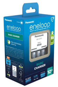 Nabíječka baterií PANASONIC Eneloop Basic BQ-CC51 + 4x AAA 800 mAh (K-KJ51MCD04E) Obrázok pre Nabíječka baterií PANASONIC Eneloop Basic BQ-CC51 + 4x AAA 800 mAh (K-KJ51MCD04E)