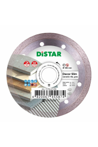 Obrázok pre DISTAR DIAMOND BLADE DÉCOR SLIM 125 x 1,2 x 8 x 22,23mm