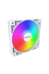 Obrázok pre Montech GF120 PWM Počítačová skříň Vějířový modul 12 cm Bílá 3 kusů