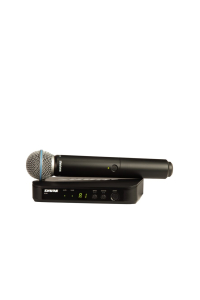Obrázok pre Shure BLX24E/B58-H8E - bbezdrátový vokální systém s mikrofonem Beta 58A