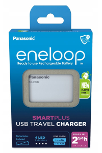 Obrázok pre Nabíječka baterií PANASONIC Eneloop Smartplus BQ-CC87 (BQ-CC87USB)