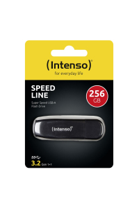 Intenso Speed Line USB paměť 256 GB USB Typ-A 3.2 Gen 1 (3.1 Gen 1) Černá Obrázok pre Intenso Speed Line USB paměť 256 GB USB Typ-A 3.2 Gen 1 (3.1 Gen 1) Černá