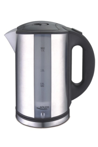 Obrázok pre Adler AD 1216 elektrická konvice 1,7 l Černá, Stříbrná 2200 W