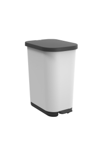 Obrázok pre ROTHO Ribo White - odpadkový koš s pedálem – 35l