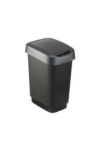 Obrázok pre ROTHO Twist Silver - odpadkový koš – 50l