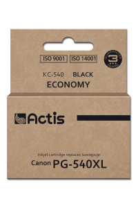 Obrázok pre Actis Inkoust KC-540 pro tiskárny Canon (náhradní inkoust Canon PG-540XL) Supreme, 22 ml, černý