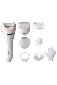 Obrázok pre Philips BRE721/00 8000 Series Epilátor pro suché i mokré použití Bílá, Růžová