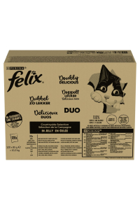 Obrázok pre PURINA Felix Fantastic Duo Mix Countryside - mokré krmivo pro kočky - 120x85g
