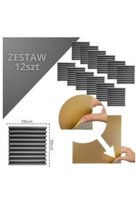 DNA AM4 BK acoustic panel set of 12 pcs. black Obrázok pre DNA AM4 BK acoustic panel set of 12 pcs. black