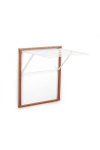 Obrázok pre ARREDAMENTI KLEDY Wall-mounted drying rack - 80 x 69 cm, Brown