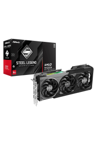 Grafická karta ASRock AMD Radeon™ RX 9070 XT Steel Legend Dark 16GB Obrázok pre Grafická karta ASRock AMD Radeon™ RX 9070 XT Steel Legend Dark 16GB