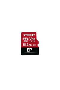 Patriot Memory EP A2 Flash paměť 512 GB MicroSDXC V30 U3 třídy 10 (PEF512GEP32MCX) Obrázok pre Patriot Memory EP A2 Flash paměť 512 GB MicroSDXC V30 U3 třídy 10 (PEF512GEP32MCX)