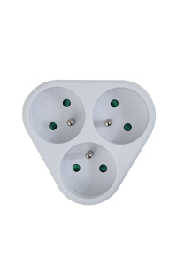 Esperanza ELK303W Elektrický rozdělovač 3 zásuvky Bílá Obrázok pre Esperanza ELK303W Elektrický rozdělovač 3 zásuvky Bílá