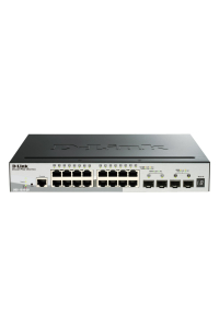 D-Link DGS-1510-20/E síťový přepínač Řízený L2/L3 Gigabit Ethernet (10/100/1000) 1U Šedá Obrázok pre D-Link DGS-1510-20/E síťový přepínač Řízený L2/L3 Gigabit Ethernet (10/100/1000) 1U Šedá