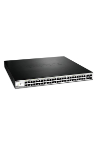 Obrázok pre D-Link DGS-1210-52MP Řízený L2 Gigabit Ethernet (10/100/1000) Podpora napájení po Ethernetu (PoE) Černá, Šedá