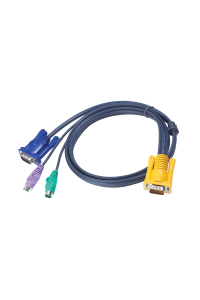 ATEN 2L-5210P KVM kabel Černá 10 m Obrázok pre ATEN 2L-5210P KVM kabel Černá 10 m