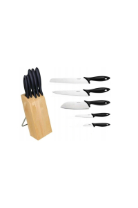 Obrázok pre Fiskars 1023782 Essential Sada nožů/příborů ve stojanu 5 kusů