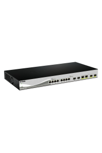Obrázok pre D-Link DXS-1210-12SC/E síťový přepínač Řízený L2 10G Ethernet (100/1000/10000) 1U Černá, Stříbrná
