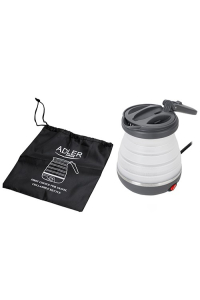 Adler AD 1279 elektrická konvice 0,6 l 750 W Černá, Bílá Obrázok pre Adler AD 1279 elektrická konvice 0,6 l 750 W Černá, Bílá
