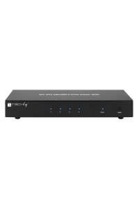 Obrázok pre Techly IDATA DP-KVM4 konzolový (KVM) přepínač Instalace do racku Černá