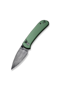 Obrázok pre Knife CIVIVI Qubit Damascus Aluminum Green