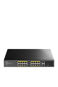 Obrázok pre Cudy FS1018PS1 síťový přepínač Fast Ethernet (10/100) Podpora napájení po Ethernetu (PoE) Šedá