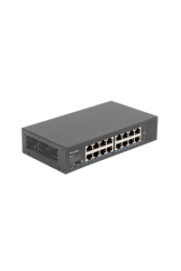 Obrázok pre Lanberg RSGE-16 síťový přepínač Nespravované Gigabit Ethernet (10/100/1000) 1U Černá