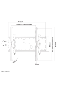 Neomounts PLASMA-W200 Držák na TV 2,16 m (85 Obrázok pre Neomounts PLASMA-W200 Držák na TV 2,16 m (85