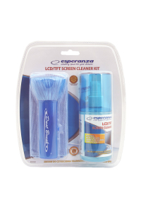 Esperanza ES112 souprava pro čištění počítače LCD/TFT/Plazma 200 ml Obrázok pre Esperanza ES112 souprava pro čištění počítače LCD/TFT/Plazma 200 ml