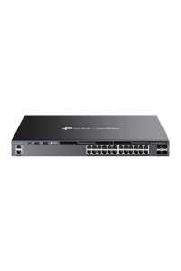 Obrázok pre TP-Link Omada SG6428XHP síťový přepínač Řízený L3 Gigabit Ethernet (10/100/1000) Podpora napájení po Ethernetu (PoE) 1U Černá