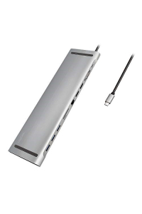 Obrázok pre LogiLink UA0373 dokovací stanice/replikátor portů Kabel USB 3.2 Gen 1 (3.1 Gen 1) Type-C Hliník