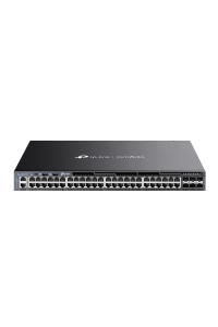 Obrázok pre TP-Link Omada SG6654XHP síťový přepínač Řízený L3 Gigabit Ethernet (10/100/1000) Podpora napájení po Ethernetu (PoE) 1U Černá
