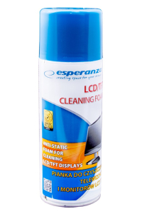 Esperanza ES119 LCD/TFT/Plazma Pěna na čištění zařízení 400 ml Obrázok pre Esperanza ES119 LCD/TFT/Plazma Pěna na čištění zařízení 400 ml