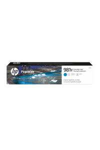 HP 981Y Azurová originální kazeta PageWide s velmi vysokou výtěžností Obrázok pre HP 981Y Azurová originální kazeta PageWide s velmi vysokou výtěžností