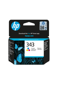 HP 343 Tříbarevná originální inkoustová kazeta Obrázok pre HP 343 Tříbarevná originální inkoustová kazeta