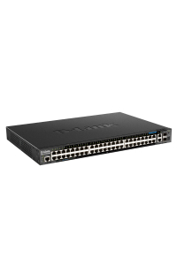 Obrázok pre D-Link DGS-1520-52MP Řízený L3 Gigabit Ethernet (10/100/1000) Podpora napájení po Ethernetu (PoE) 1U Černá