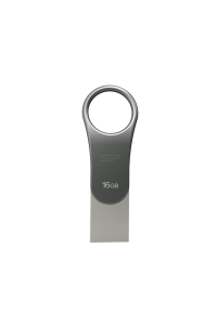 Obrázok pre USB flash disk Silicon Power Mobile C80 16GB, USB typu A / USB typu C 3.0 (3.1 Gen 1), titanový