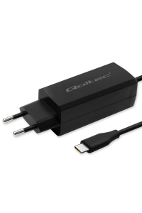 Qoltec 52419 Super rychlá nabíječka 65W GaN| 5-20V | 3-3,25A | USB-C 3.1 Obrázok pre Qoltec 52419 Super rychlá nabíječka 65W GaN| 5-20V | 3-3,25A | USB-C 3.1