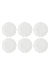 Obrázok pre Set of 6 Ducale Dinner Plates - White, 26.5 cm