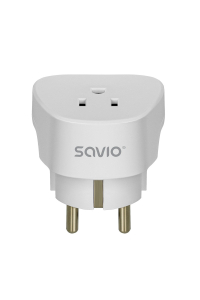 Obrázok pre Cestovní adaptér SAVIO AP-01, zásuvka US – vidlice EU