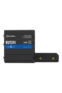 Teltonika RUT241 eSIM | Industrieller 4G-LTE-Router | Cat 4, 2x RJ45 100Mb/s, eSIM Obrázok pre Teltonika RUT241 eSIM | Industrieller 4G-LTE-Router | Cat 4, 2x RJ45 100Mb/s, eSIM