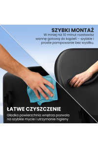 Obrázok pre Extralink ICE BATH WANNA DO MORSOWANIA 160X85X65CM IB-02